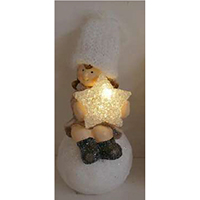 Christmas Figure with Light. Operated by LR44*2