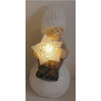 Christmas Figure with Light. Operated by LR44*2