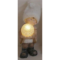 Christmas Figure with Light. Operated by LR44*2