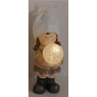 Christmas Figure with Light. Operated by LR44*2
