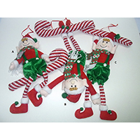 Christmas Hanging Decoration. Elf Design.