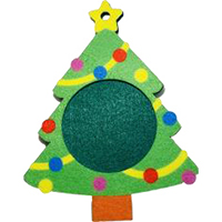 Christmas Photo Frame. Christmas Tree Design.