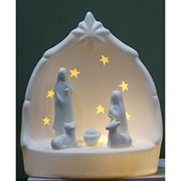 Nativity Decoration with LED Light.
